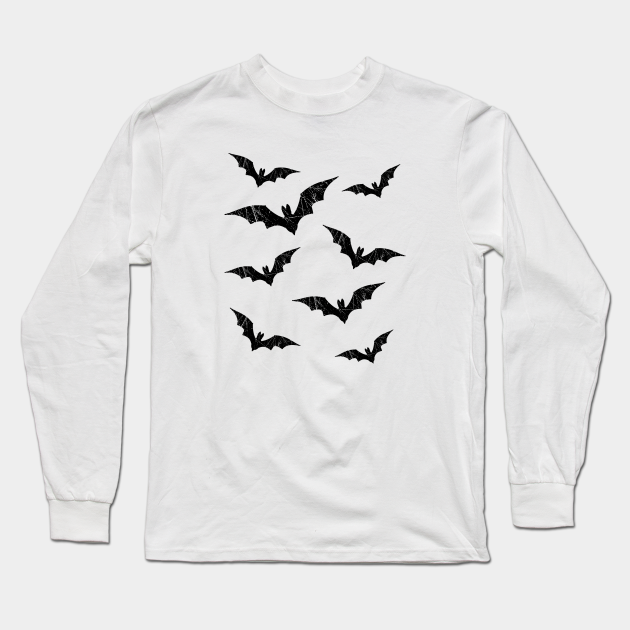 Flying Bats Bats Long Sleeve TShirt TeePublic